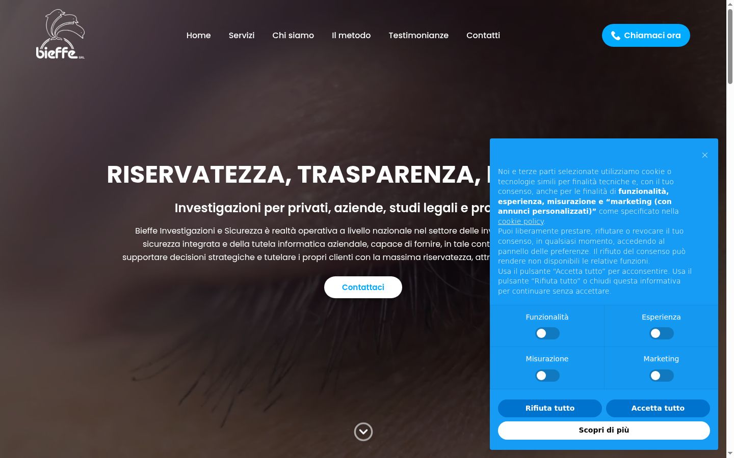 Screenshot tal-banner tal-kunsens muri qabel kwalunkwe interazzjoni