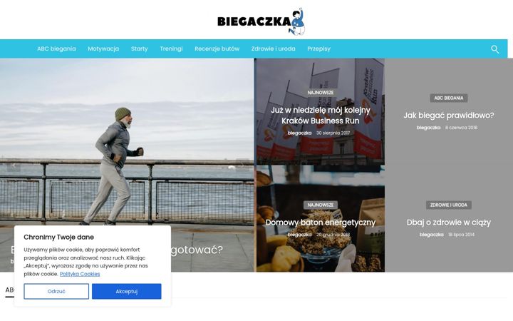 Snimka zaslona za biegaczka.com.pl