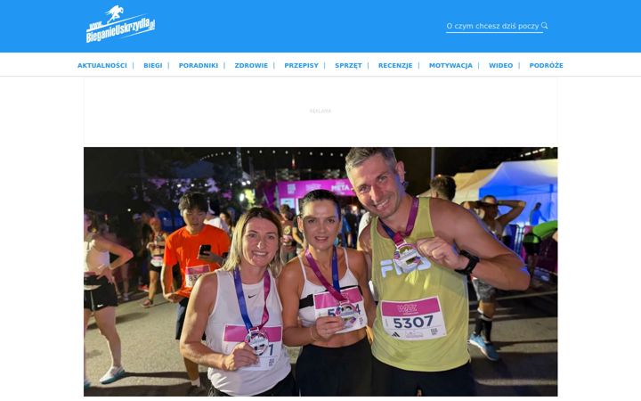 Screenshot of bieganieuskrzydla.pl