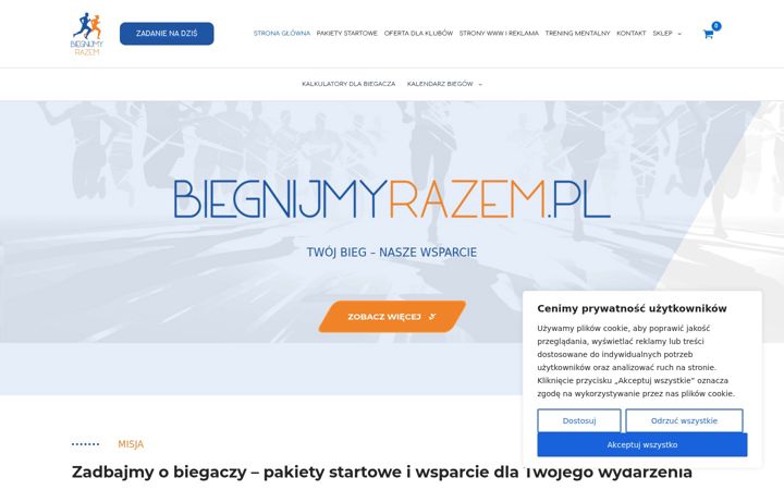 Ekrano kopija biegnijmyrazem.pl