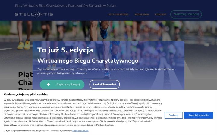 Ekrano kopija biegstellantis.pl