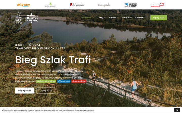 Ekrano kopija biegszlaktrafi.pl