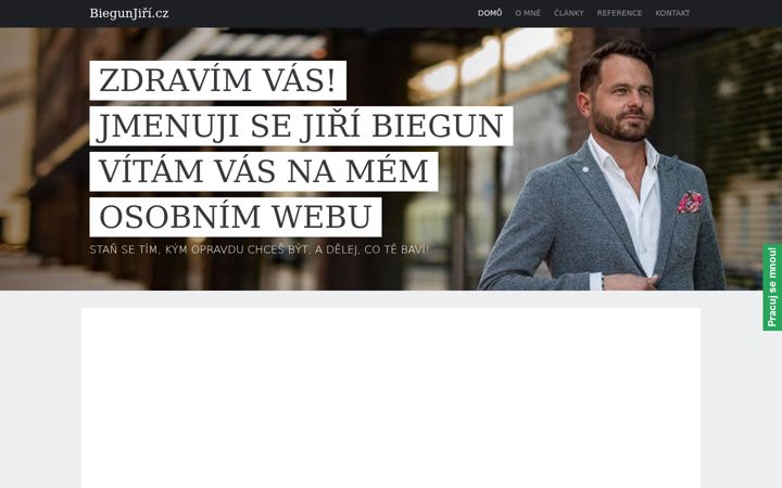 Screenshot of biegunjiri.cz