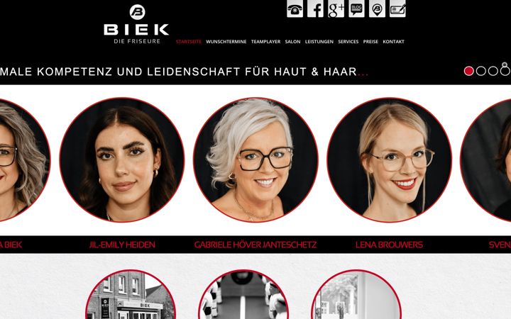 Screenshot di biek-die-friseure.de