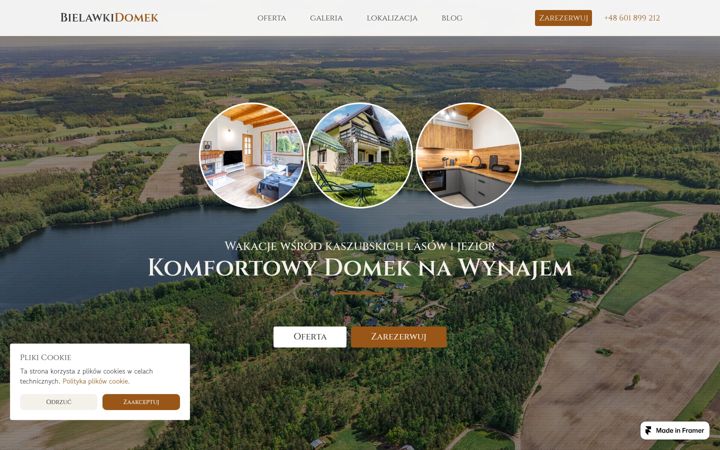 Screenshot of bielawkidomek.pl