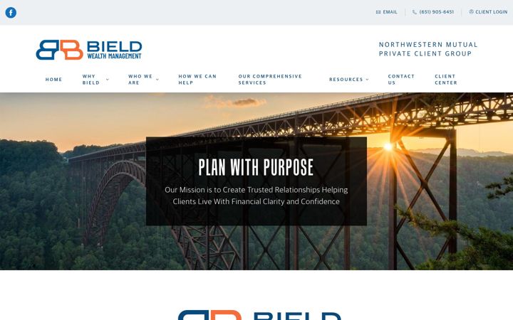 Screenshot of bieldwealth.com