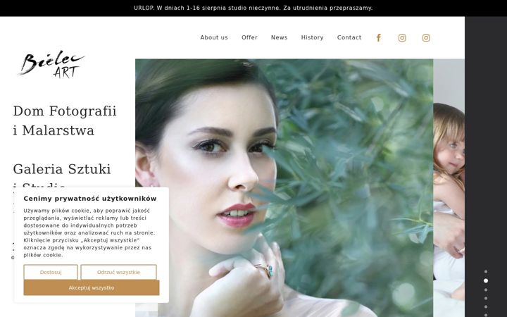 Screenshot of bielec.art.pl