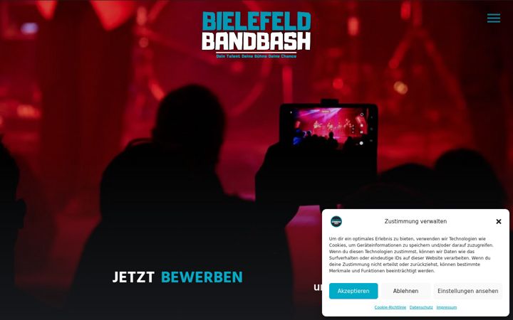 Screenshot di bielefeld-bandbash.de