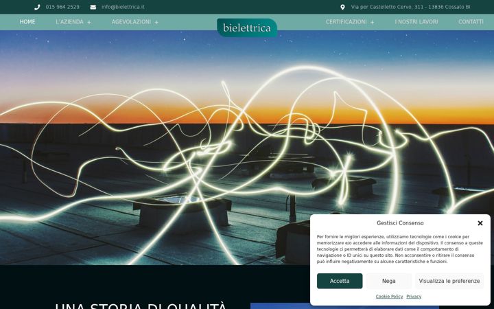 Screenshot of bielettrica.it