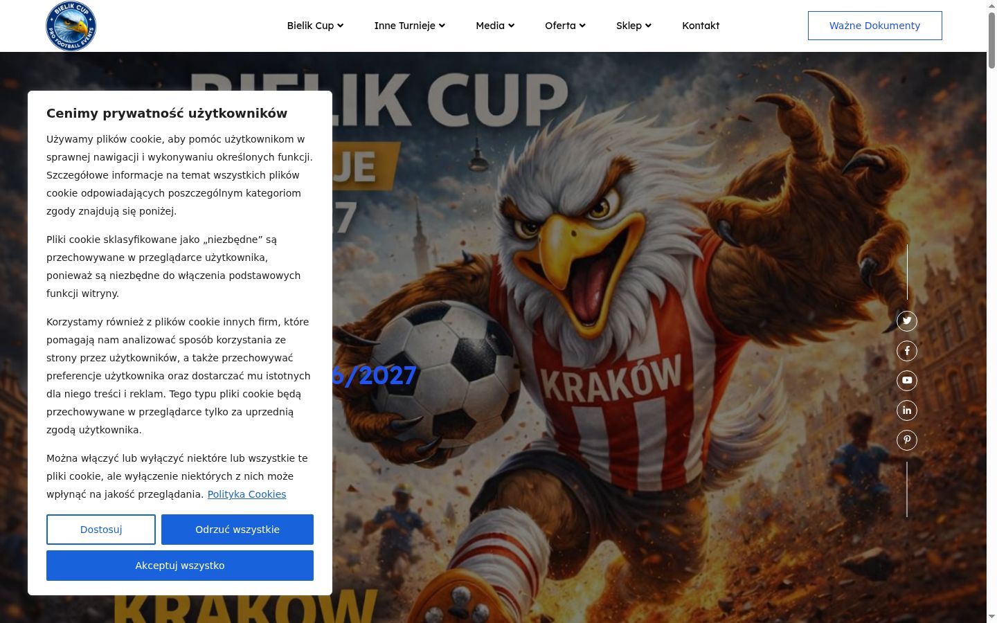 Screenshot tal-banner tal-kunsens muri qabel kwalunkwe interazzjoni