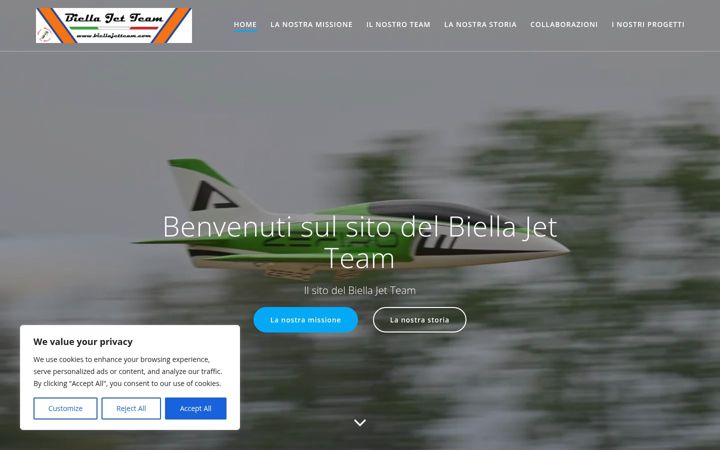 Screenshot of biellajetteam.com