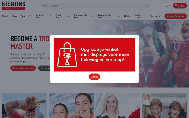Screenshot of biemans.com
