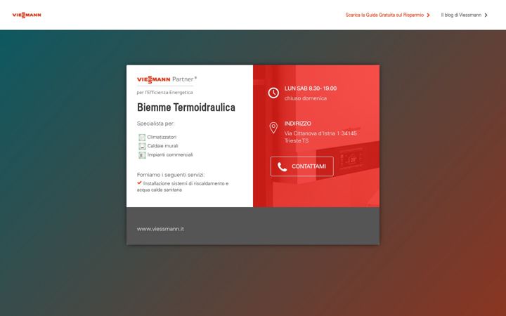 Screenshot of biemmetermoidraulicats.it