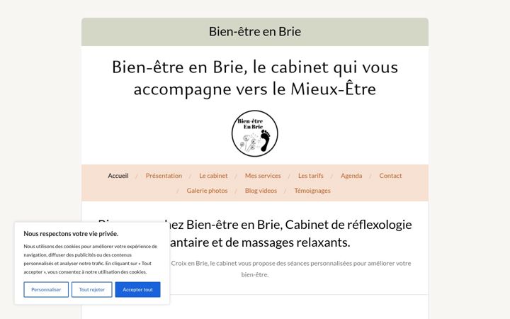 Screenshot of bien-etre-en-brie.fr