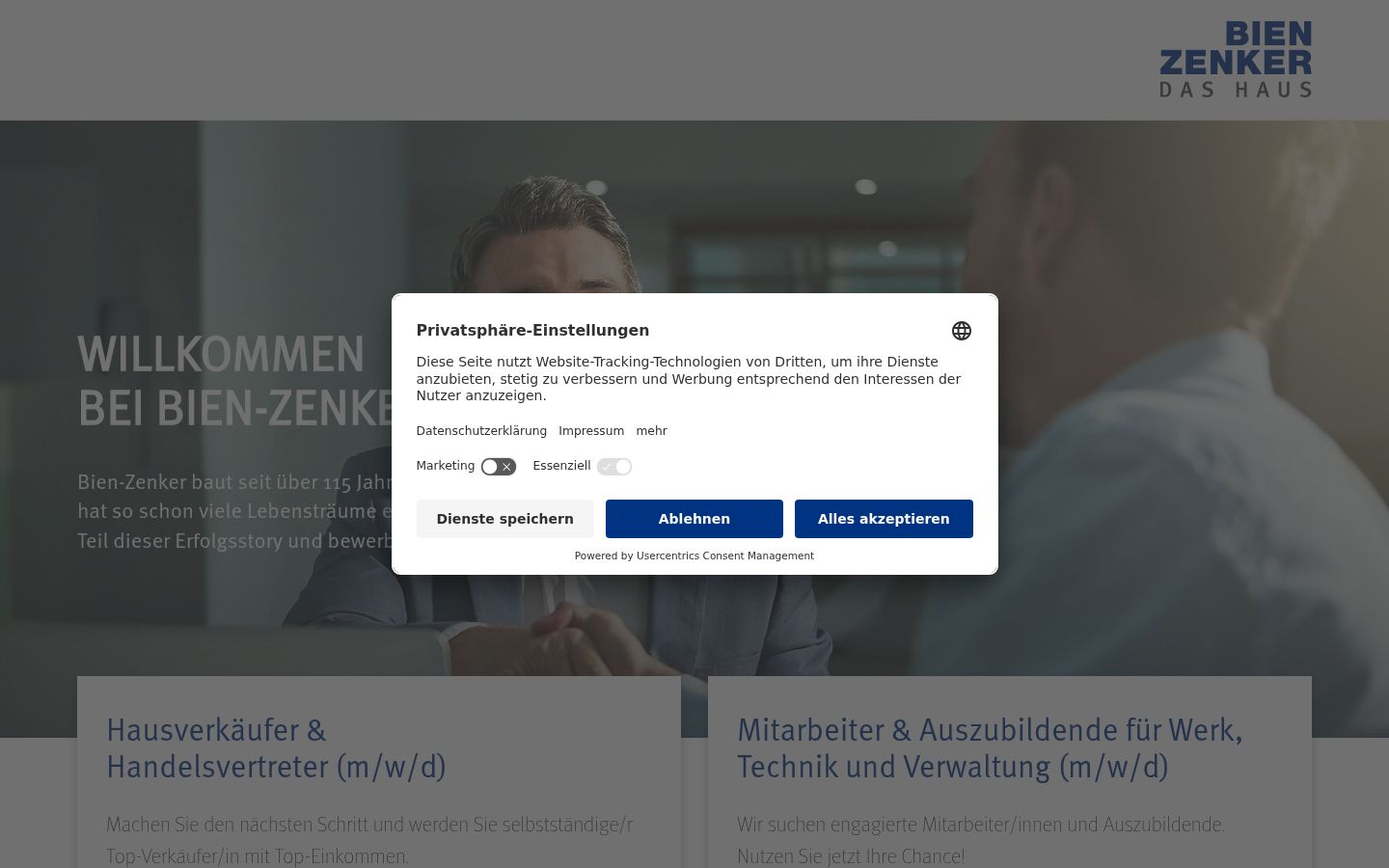 Sutikimo reklamjuostės, rodytos prieš bet kokią sąveiką, ekrano kopija