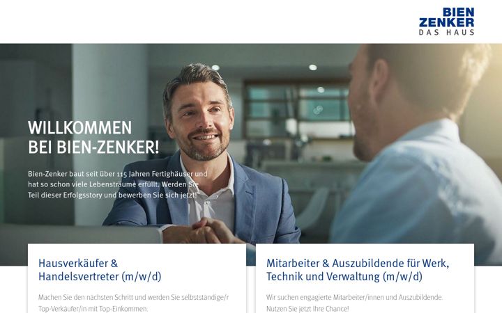Screenshot di bien-zenker-karriere.de