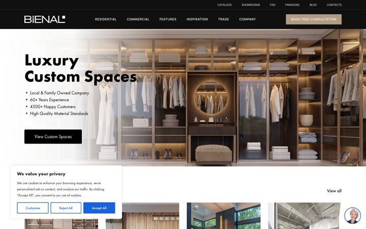 Screenshot of bienal.com
