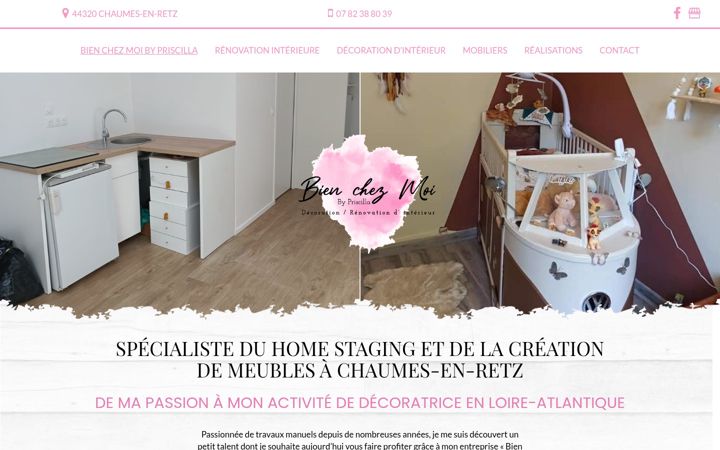 Skjermbilde av bienchezmoi44.fr