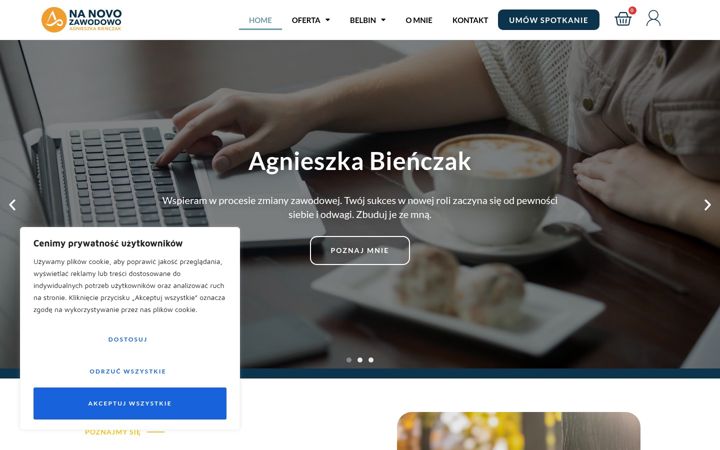 Screenshot of bienczak.com