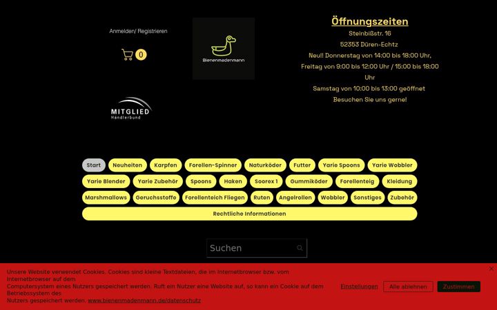 Screenshot του bienenmadenmann.de