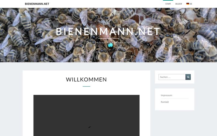 Screenshot di bienenmann.net