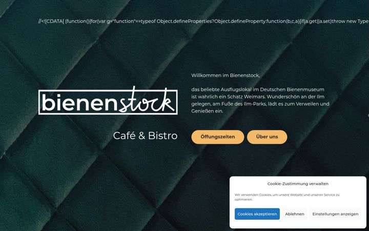 Screenshot του bienenstock-weimar.de