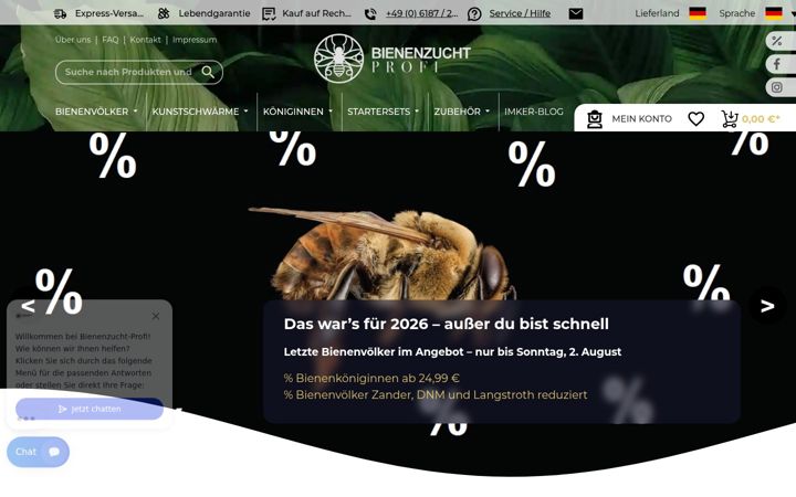 Screenshot του bienenzucht-profi.de