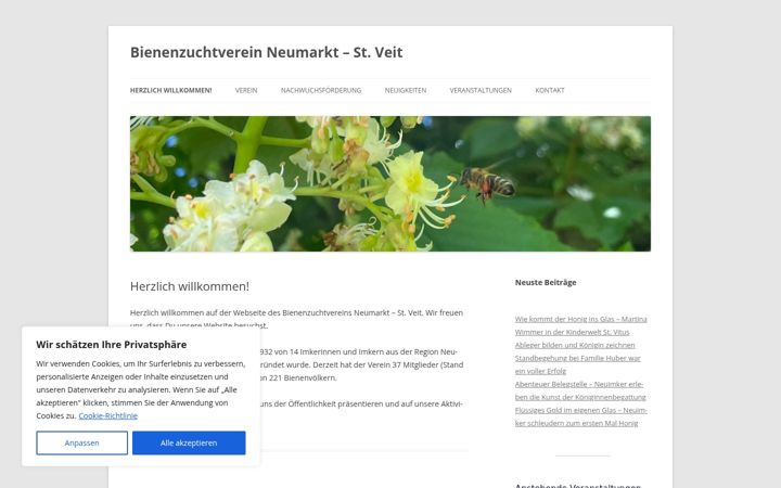 Screenshot του bienenzuchtverein-nsv.de