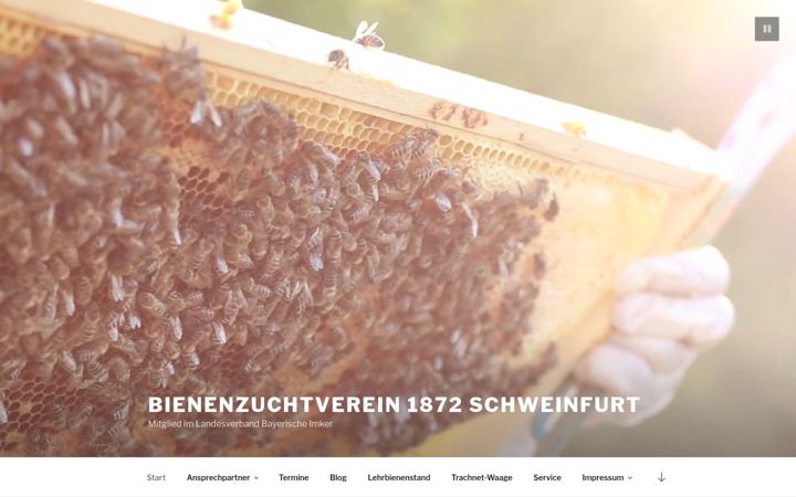 Screenshot of bienenzuchtverein-sw.de