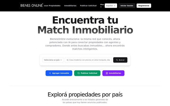 Screenshot of bienesonline.com