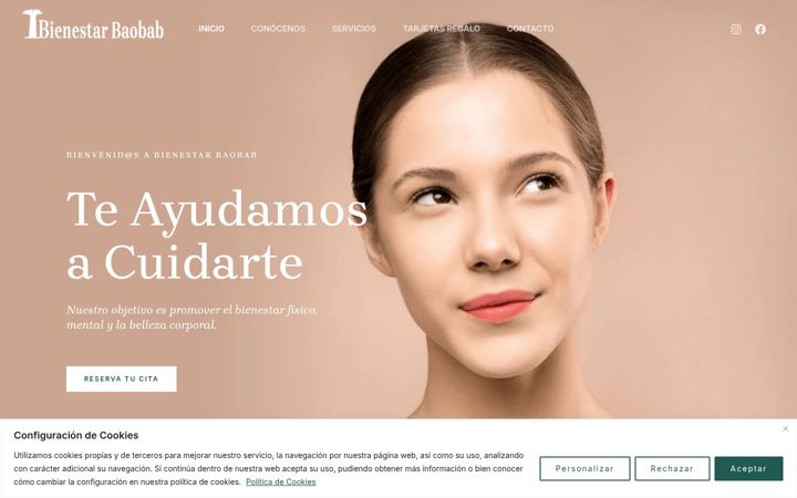 Screenshot of bienestarbaobab.com
