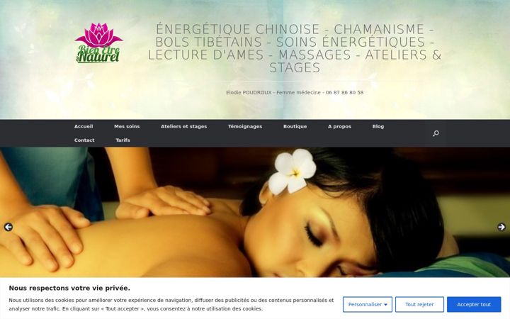Screenshot of bienetre-au-naturel.fr