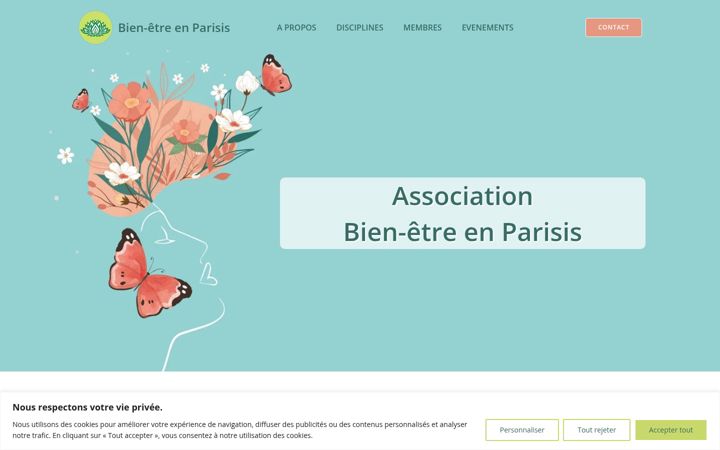 Captura de ecrã de bienetre-enparisis.fr