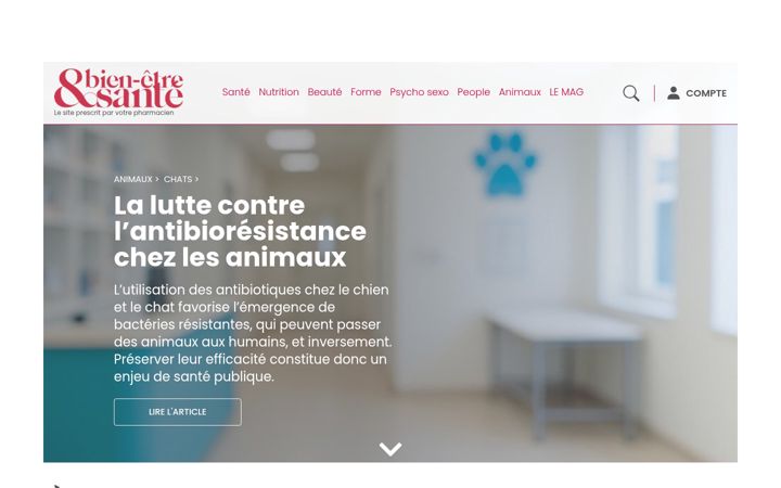 Screenshot of bienetre-et-sante.fr
