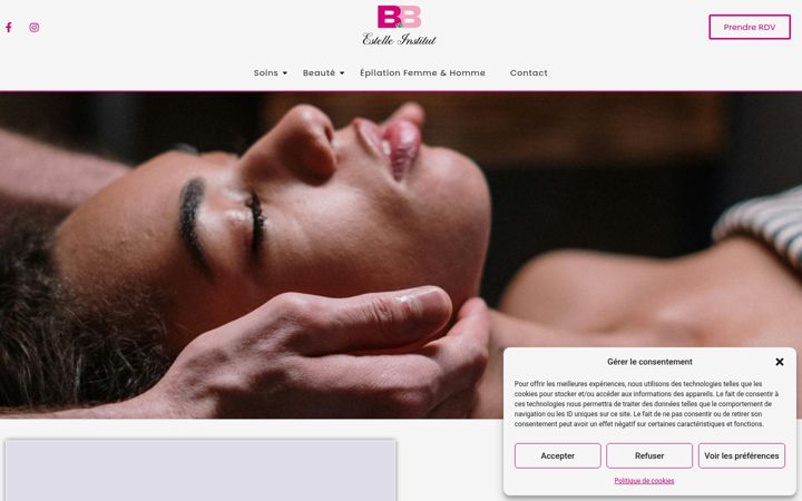 Captura de ecrã de bienetreetbeautecastres.fr