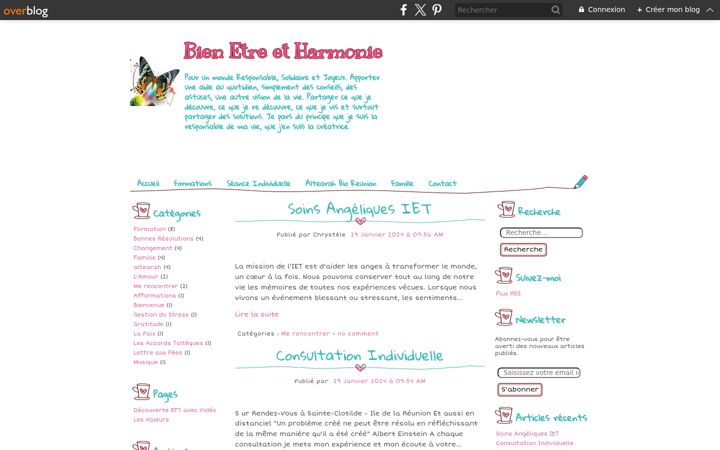 Screenshot of bienetreetharmonie.com