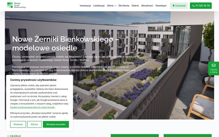 Screenshot of bienkowskiego.pl