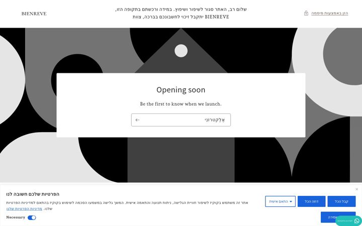 Screenshot of bienreve.co.il