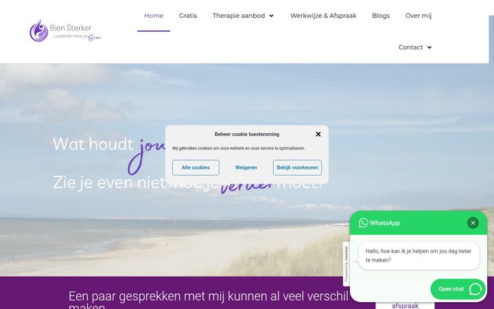 Screenshot of biensterker-luisterennaarjebron.nl
