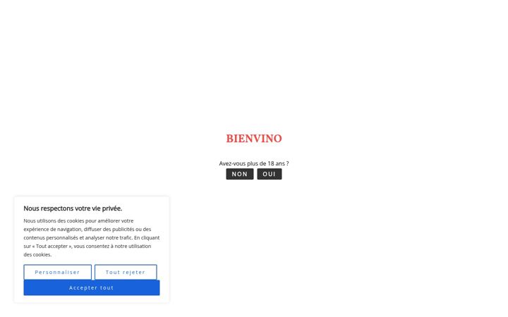 Skjermbilde av bienvino.fr