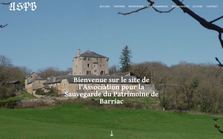 Skjermbilde av bienvivreabarriac.fr