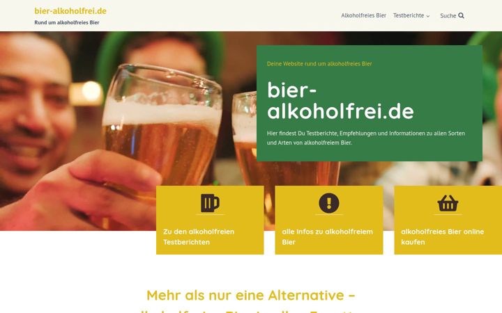 Screenshot του bier-alkoholfrei.de