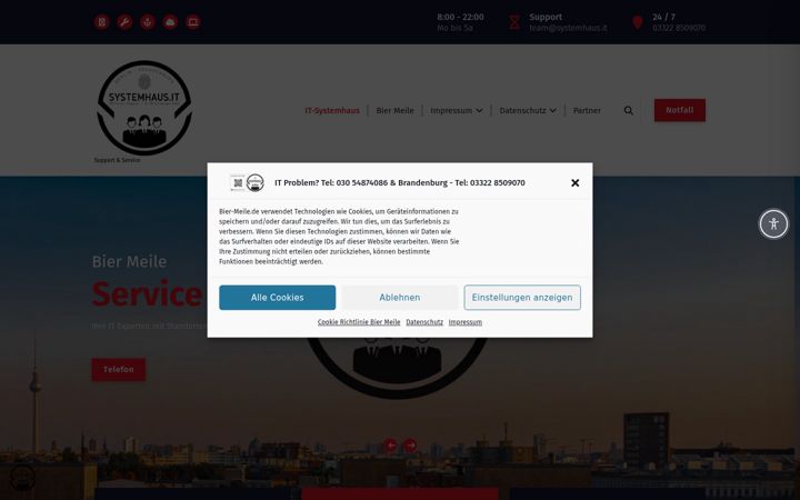 Screenshot του bier-meile.de