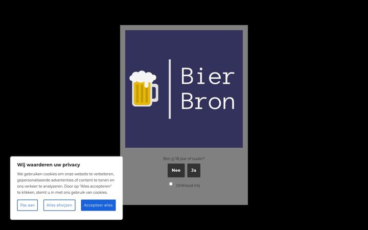 Screenshot of bierbron.com