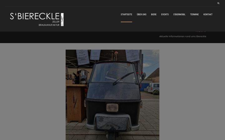 Screenshot of biereckle.de