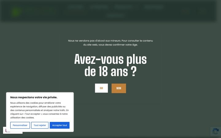 Screenshot of biereetracines.com