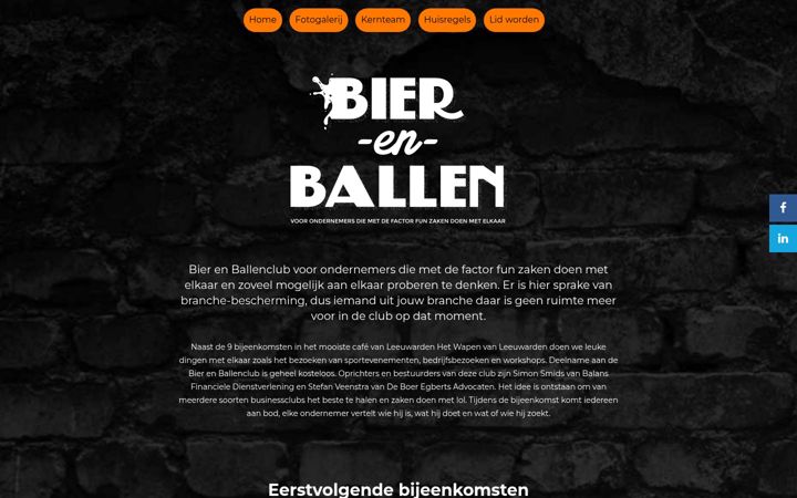 Screenshot of bierenballen.frl