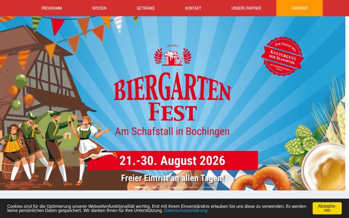 Screenshot of biergartenfest-bochingen.de