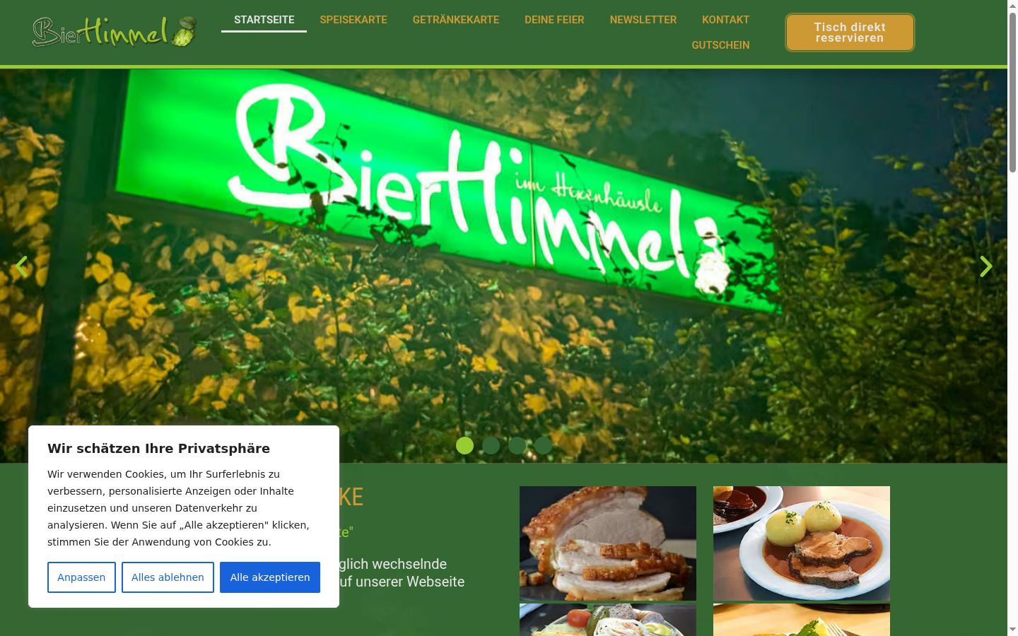 Screenshot tal-banner tal-kunsens muri qabel kwalunkwe interazzjoni