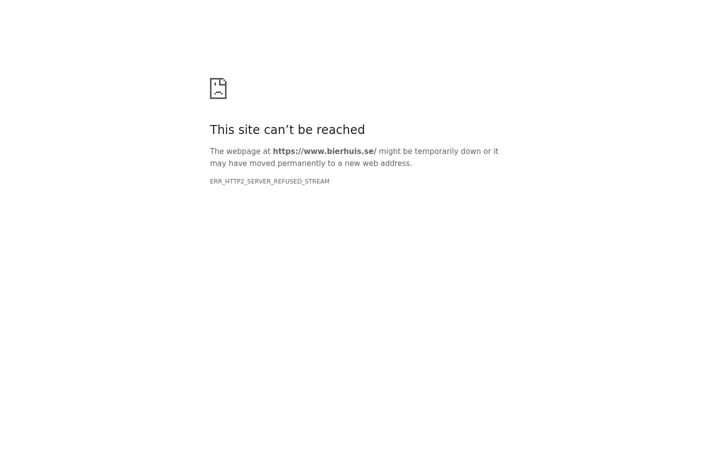 Screenshot of bierhuis.se